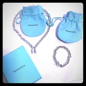 Tiff & Co Padlock Necklace